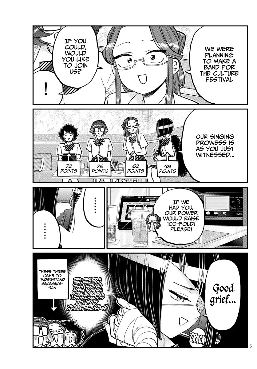 Komi-san wa Komyushou Desu Chapter 235 page 5 - Chapter 235: Band