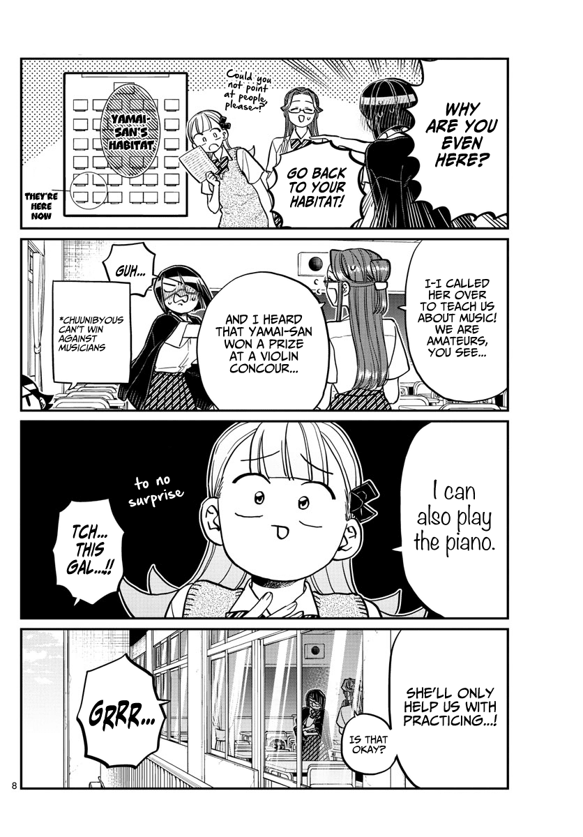 Komi-san wa Komyushou Desu Chapter 235 page 8 - Chapter 235: Band