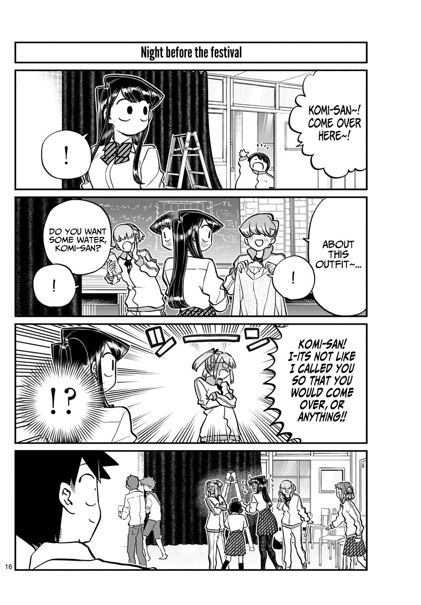 Komi-san wa Komyushou Desu Chapter 238 page 16 - Chapter 238: Looking back at the festival