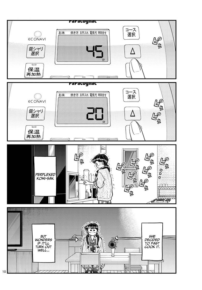 Komi-san wa Komyushou Desu Chapter 239 page 10 - Chapter 239: Onigiri and Miso