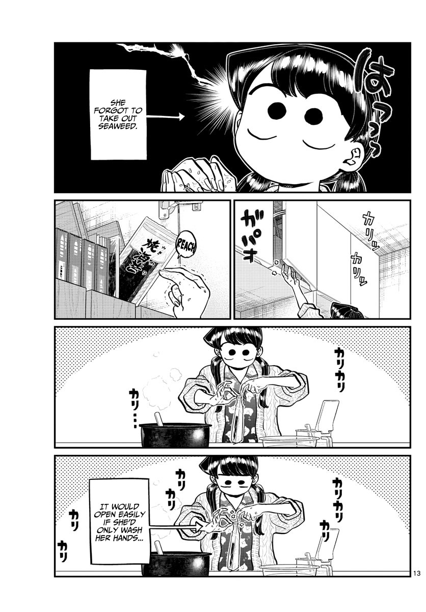 Komi-san wa Komyushou Desu Chapter 239 page 13 - Chapter 239: Onigiri and Miso