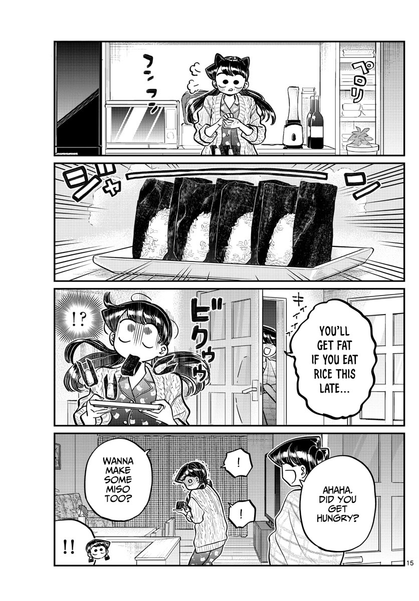 Komi-san wa Komyushou Desu Chapter 239 page 15 - Chapter 239: Onigiri and Miso