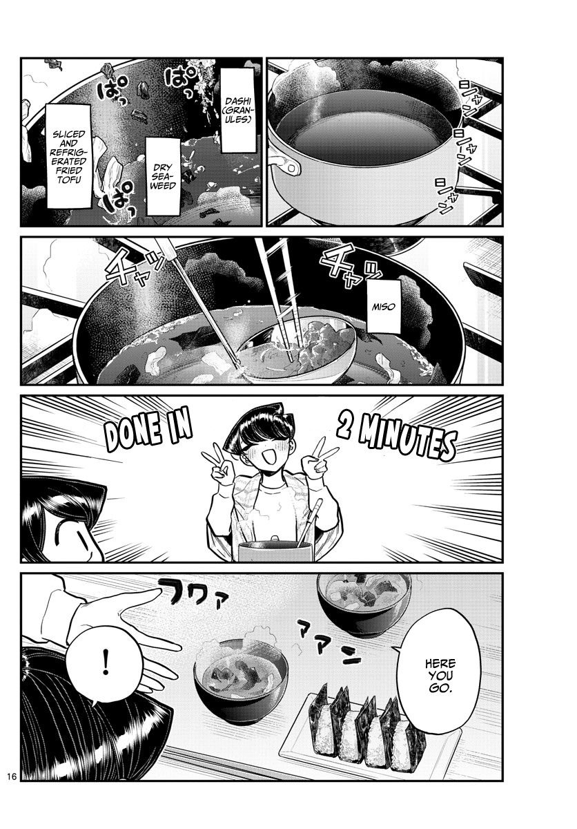 Komi-san wa Komyushou Desu Chapter 239 page 16 - Chapter 239: Onigiri and Miso