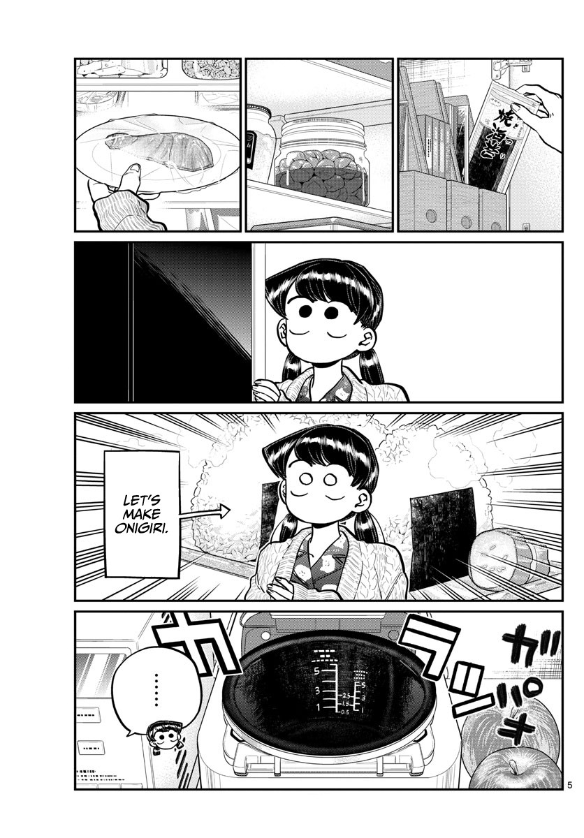 Komi-san wa Komyushou Desu Chapter 239 page 5 - Chapter 239: Onigiri and Miso