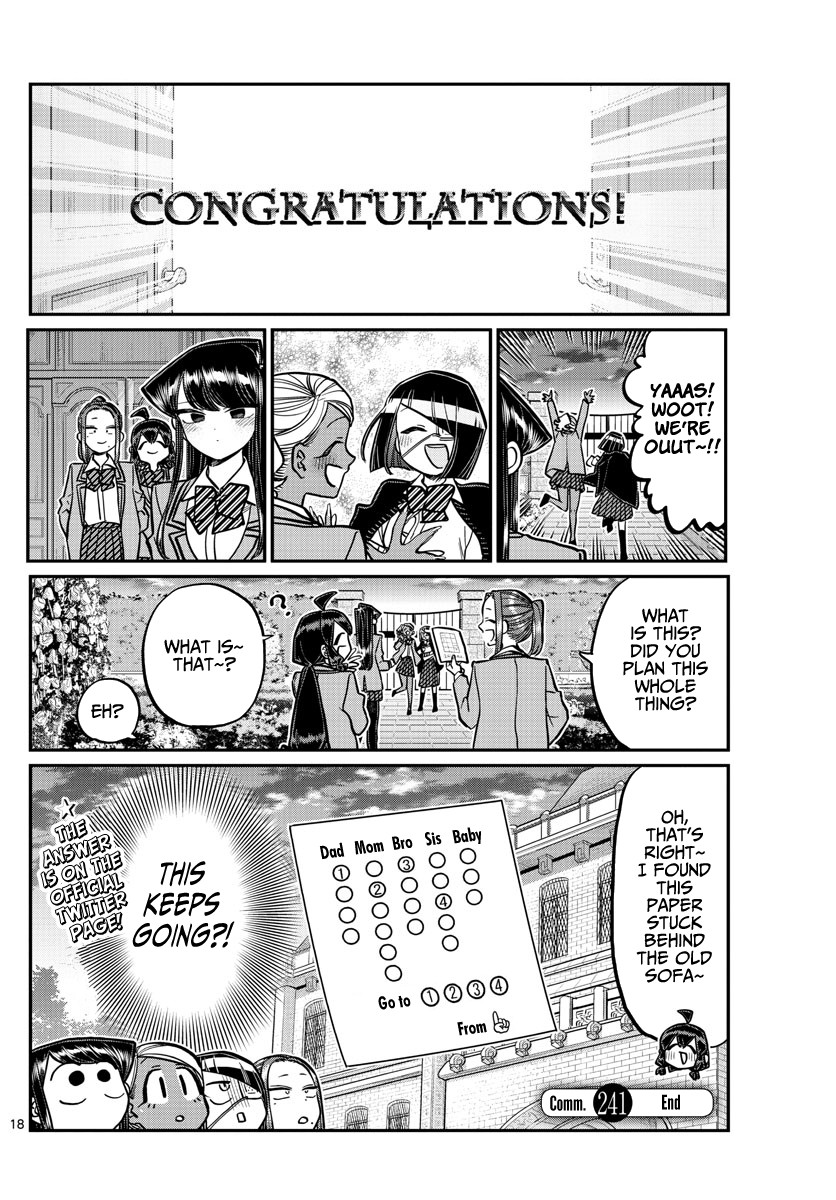 Komi-san wa Komyushou Desu Chapter 241 page 21 - Chapter 241: Escape