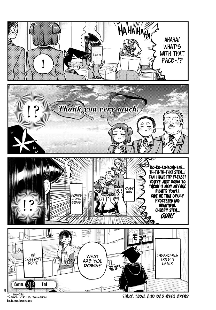 Komi-san wa Komyushou Desu Chapter 242 page 8 - Chapter 242: Stem