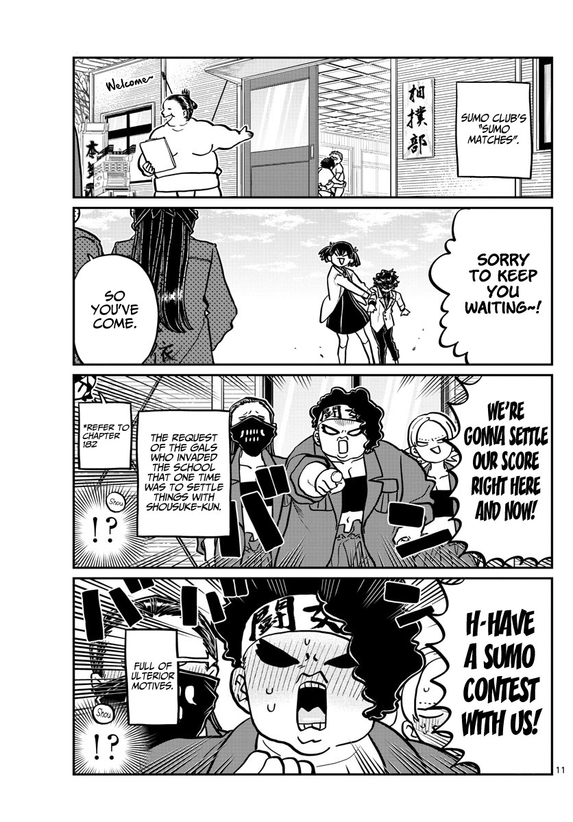 Komi-san wa Komyushou Desu Chapter 244 page 11 - Chapter 244: Little brother’s Cultural Festival