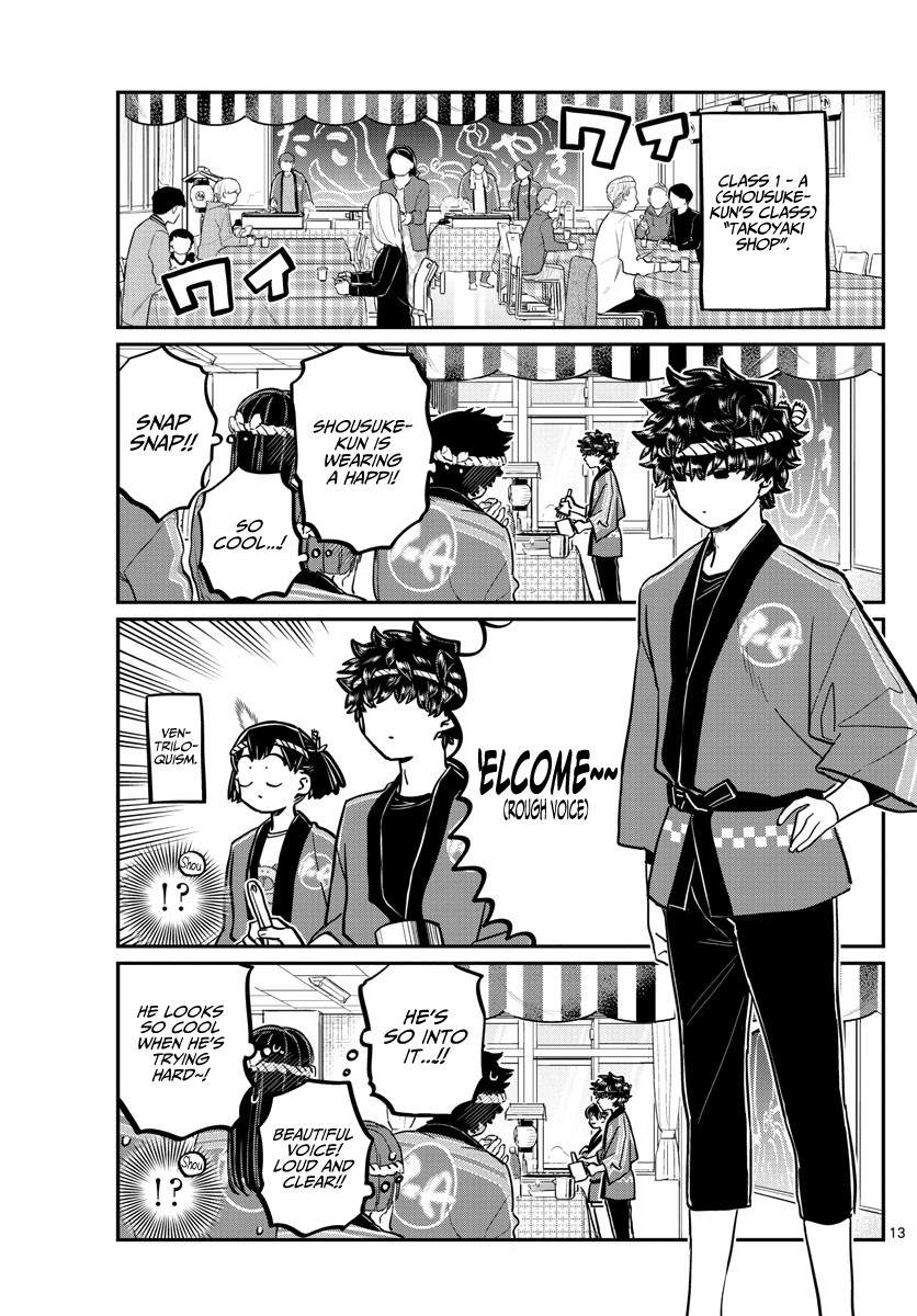 Komi-san wa Komyushou Desu Chapter 244 page 13 - Chapter 244: Little brother’s Cultural Festival