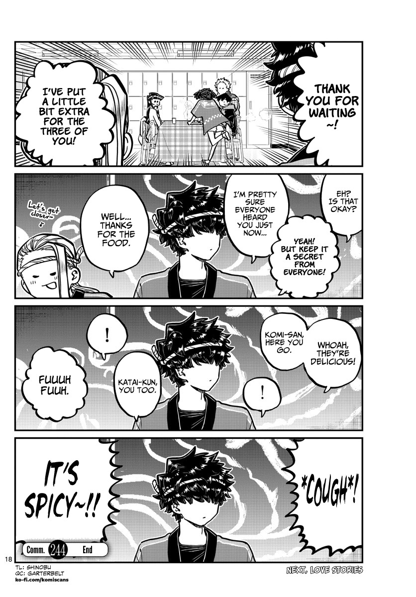 Komi-san wa Komyushou Desu Chapter 244 page 18 - Chapter 244: Little brother’s Cultural Festival