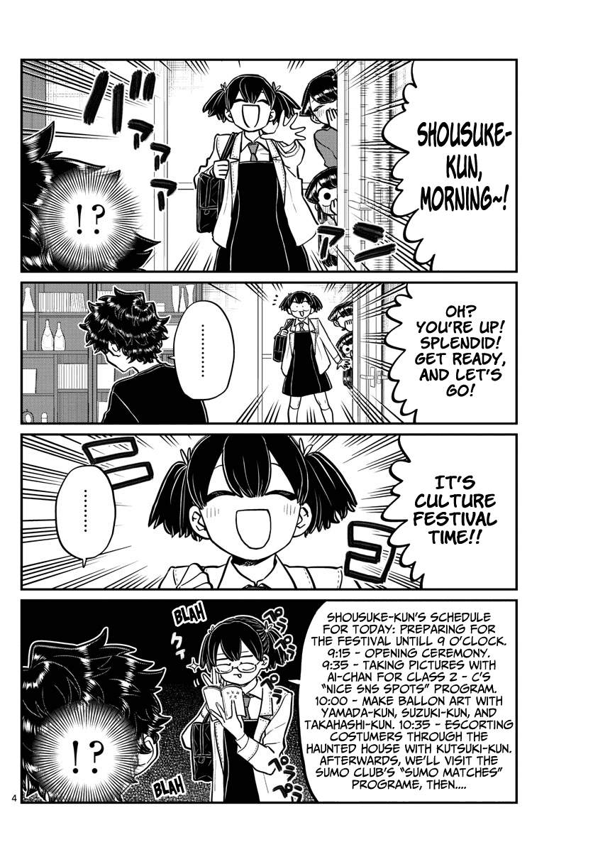 Komi-san wa Komyushou Desu Chapter 244 page 4 - Chapter 244: Little brother’s Cultural Festival