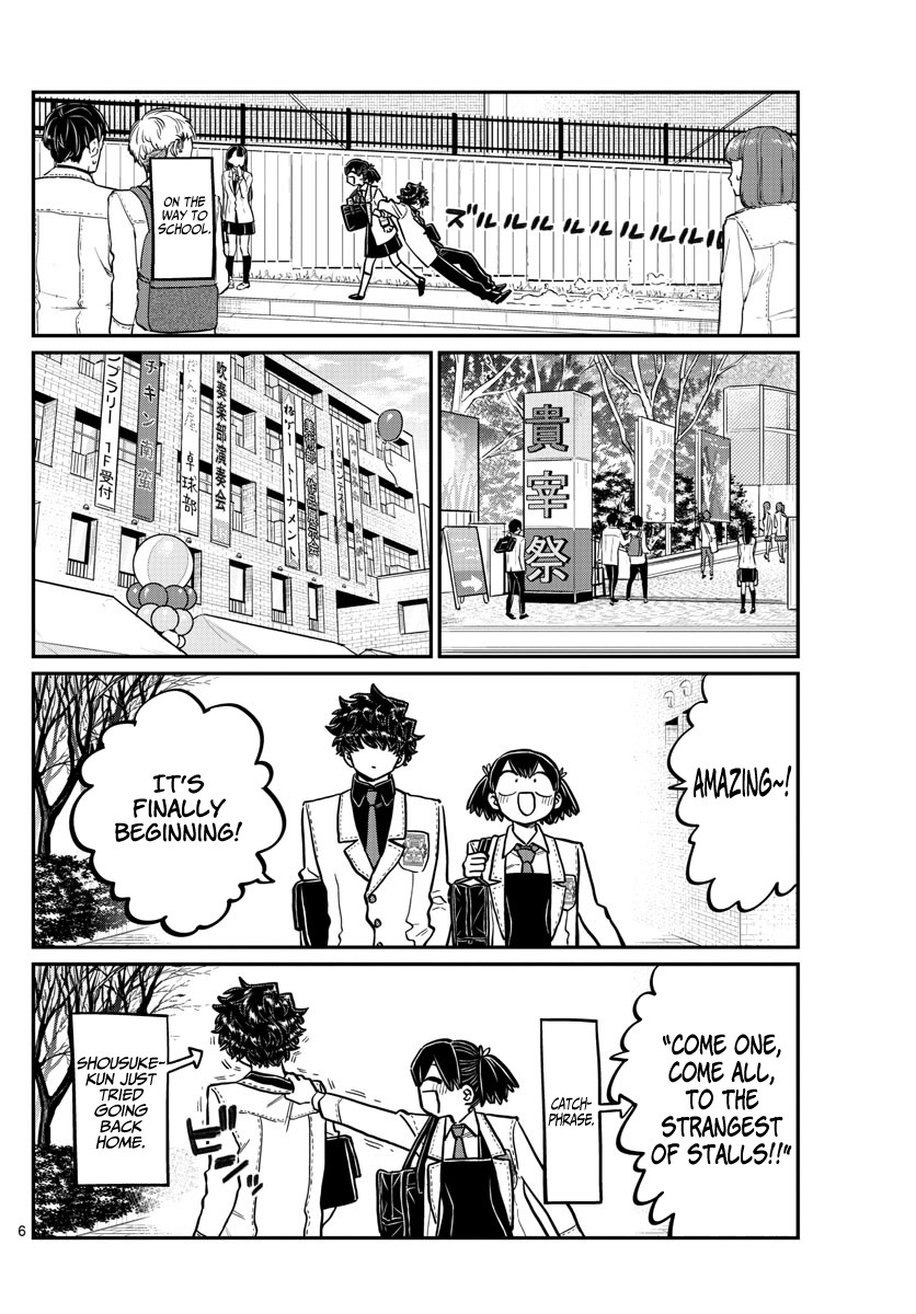 Komi-san wa Komyushou Desu Chapter 244 page 6 - Chapter 244: Little brother’s Cultural Festival