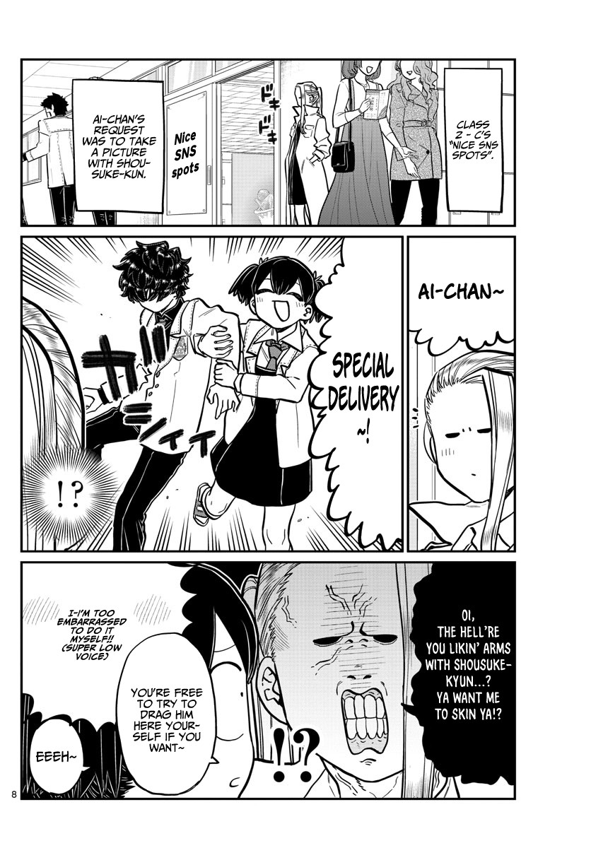 Komi-san wa Komyushou Desu Chapter 244 page 8 - Chapter 244: Little brother’s Cultural Festival