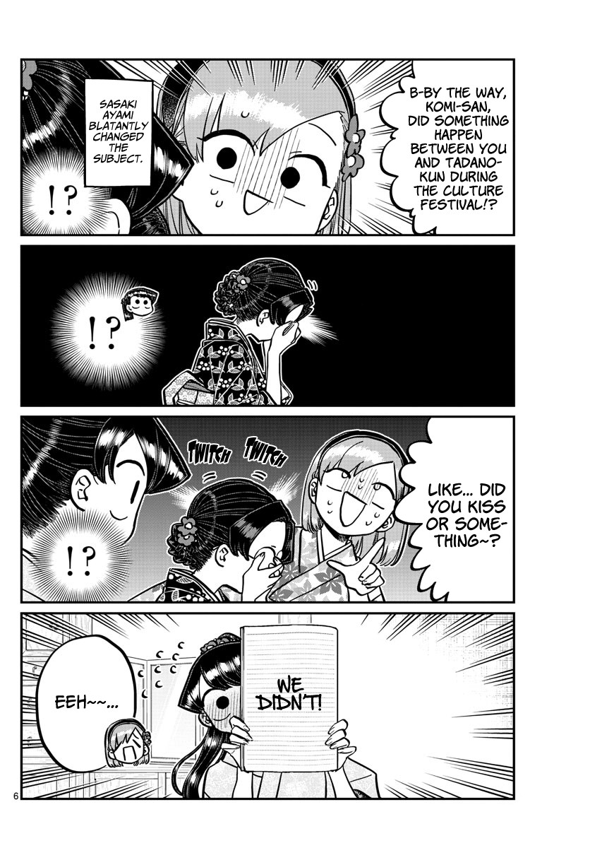Komi-san wa Komyushou Desu Chapter 245 page 6 - Chapter 245: Lateral love stories