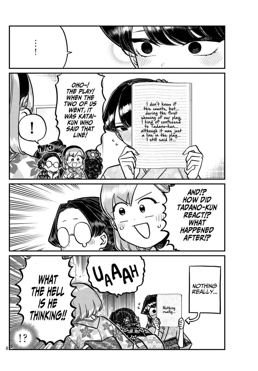 Komi-san wa Komyushou Desu Chapter 245 page 8 - Chapter 245: Lateral love stories