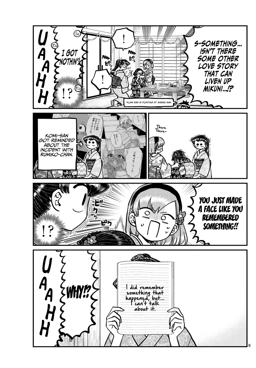 Komi-san wa Komyushou Desu Chapter 245 page 9 - Chapter 245: Lateral love stories