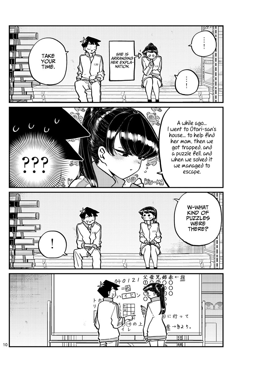 Komi-san wa Komyushou Desu Chapter 246 page 10 - Chapter 246: Gymnasium Storage