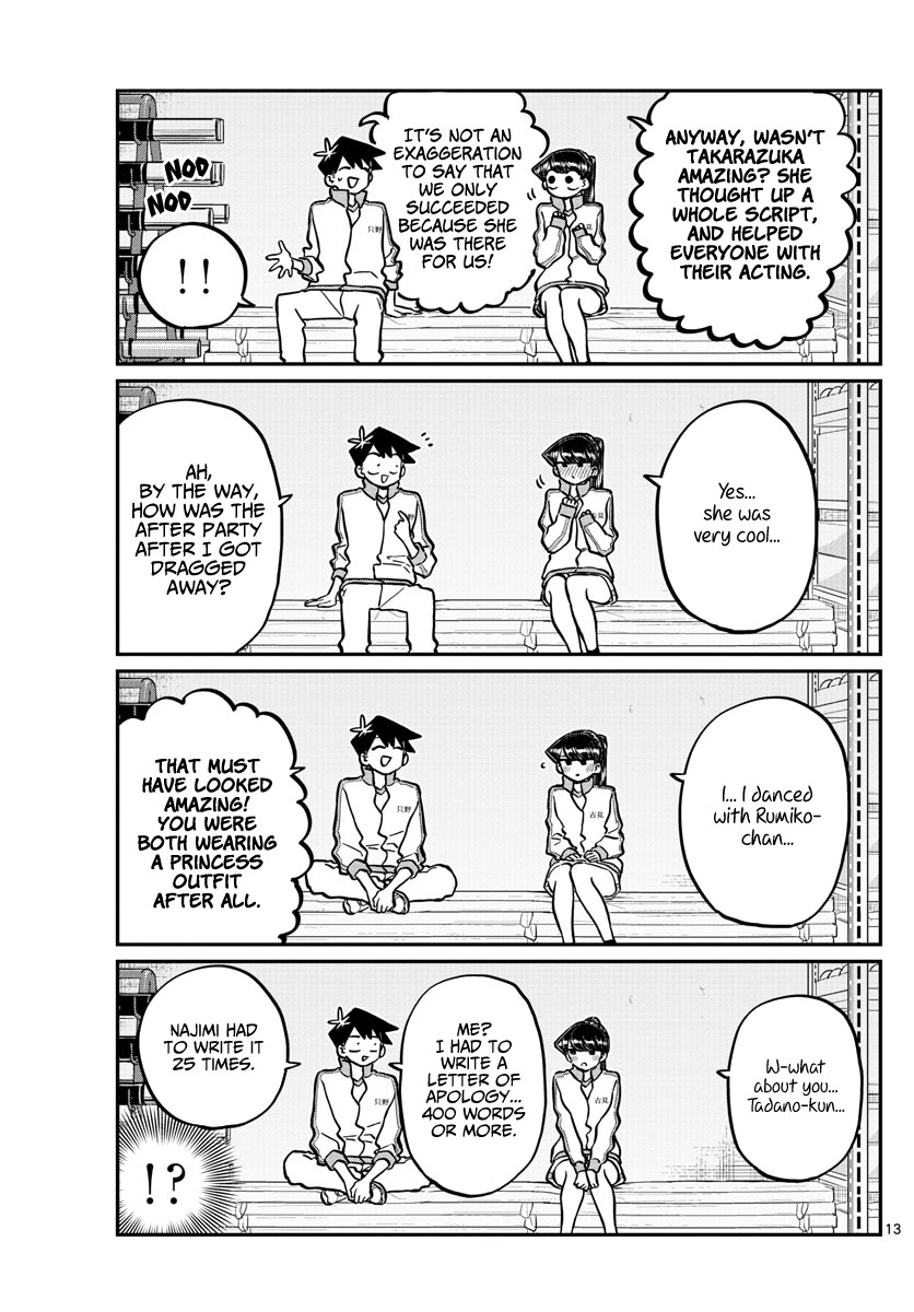 Komi-san wa Komyushou Desu Chapter 246 page 13 - Chapter 246: Gymnasium Storage