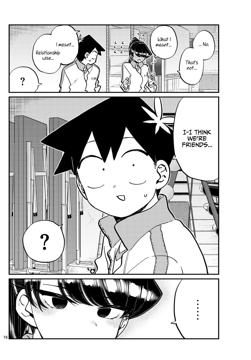 Komi-san wa Komyushou Desu Chapter 246 page 16 - Chapter 246: Gymnasium Storage