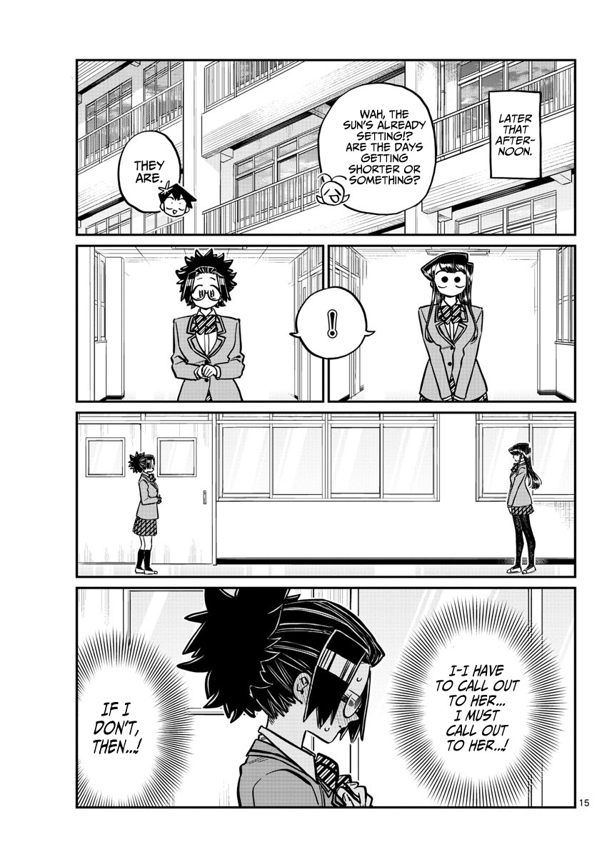 Komi-san wa Komyushou Desu Chapter 247 page 15 - Chapter 247: Passing by