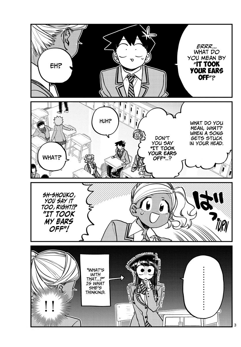 Komi-san wa Komyushou Desu Chapter 248 page 3 - Chapter 248: It took my ears off