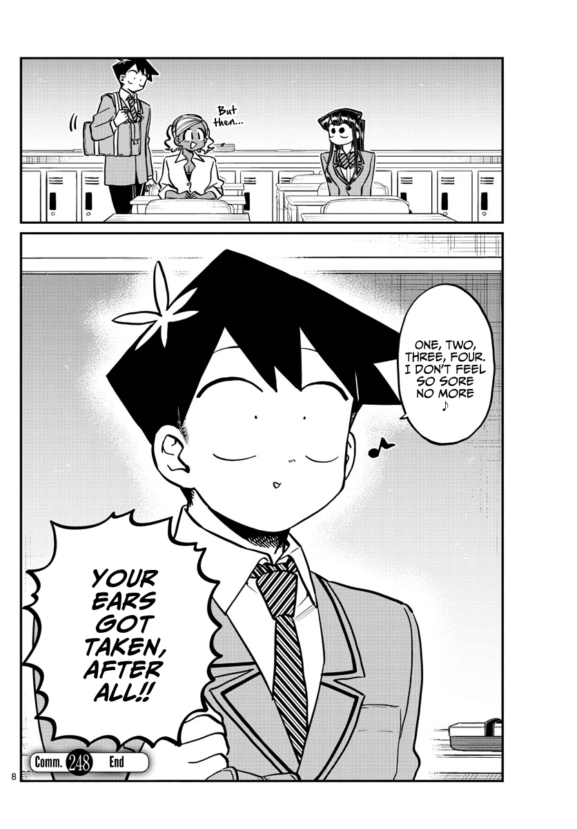 Komi-san wa Komyushou Desu Chapter 248 page 8 - Chapter 248: It took my ears off