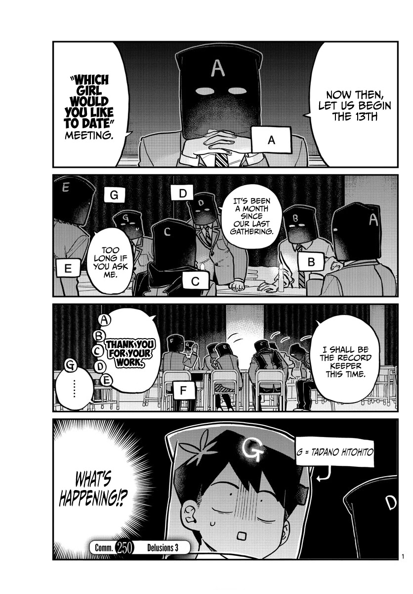 Komi-san wa Komyushou Desu Chapter 250 page 1 - Chapter 250: Delusions 3