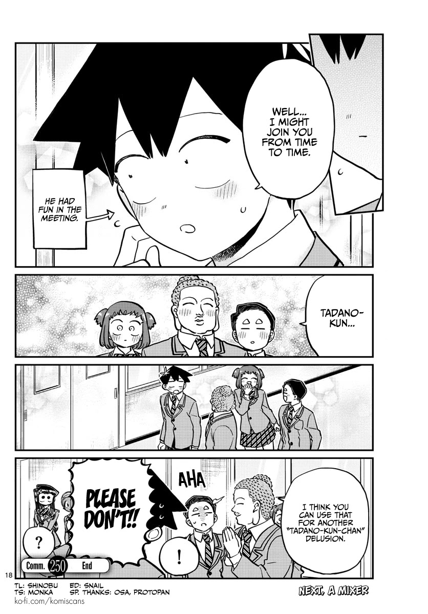 Komi-san wa Komyushou Desu Chapter 250 page 18 - Chapter 250: Delusions 3