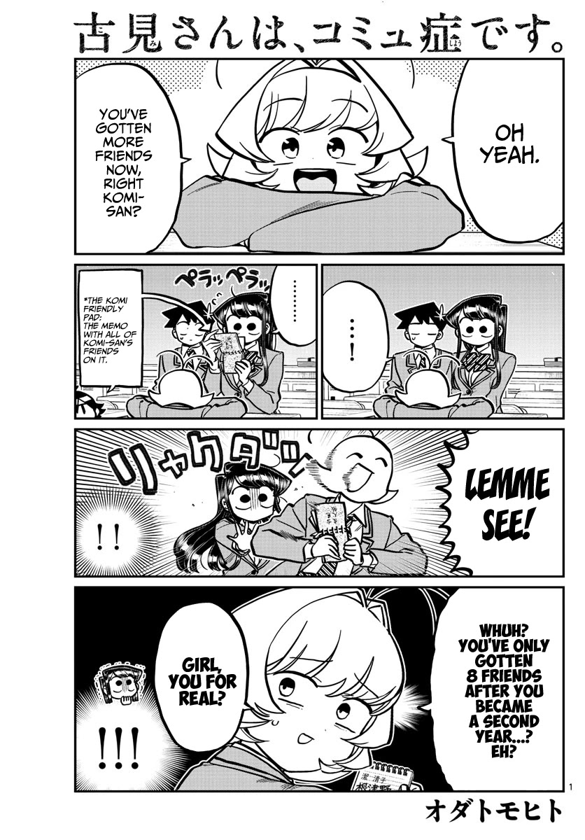 Komi-san wa Komyushou Desu Chapter 251 page 1 - Chapter 251: Mixer?