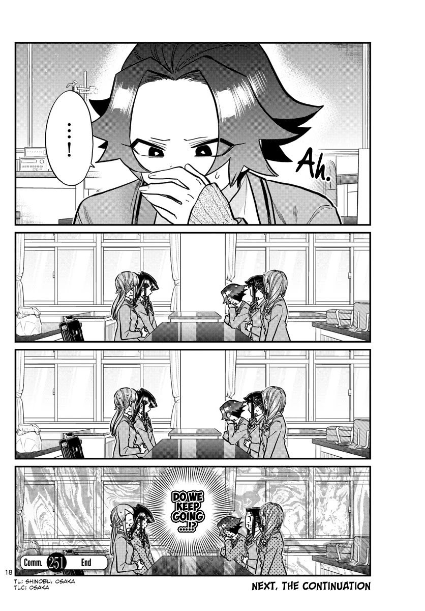 Komi-san wa Komyushou Desu Chapter 251 page 18 - Chapter 251: Mixer?