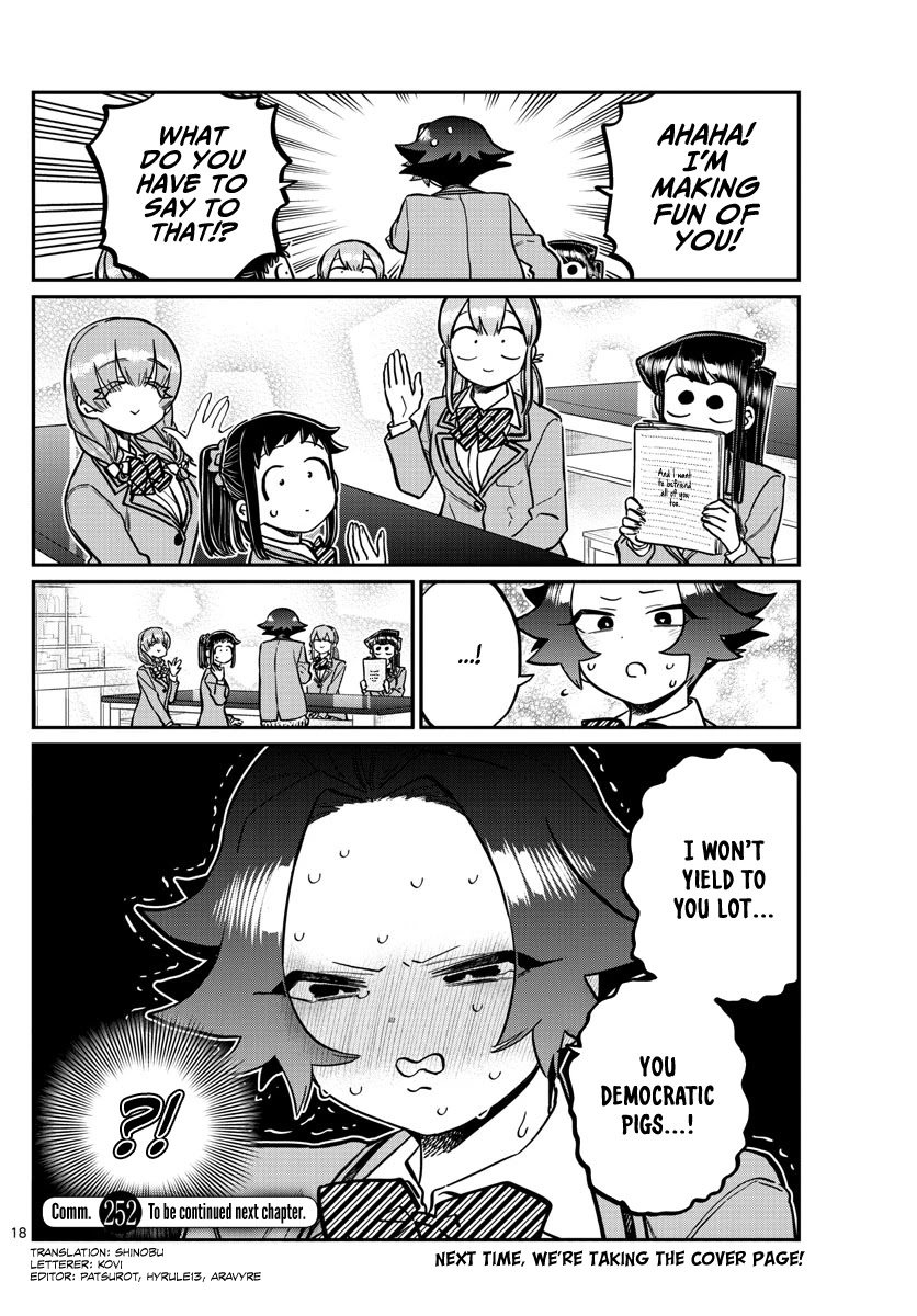 Komi-san wa Komyushou Desu Chapter 252 page 18 - Chapter 252: Mixer? 2