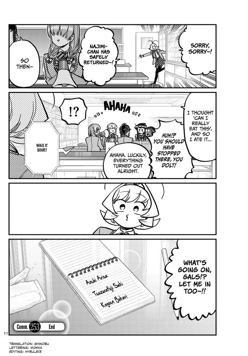 Komi-san wa Komyushou Desu Chapter 253 page 10 - Chapter 253: Mixer? 3