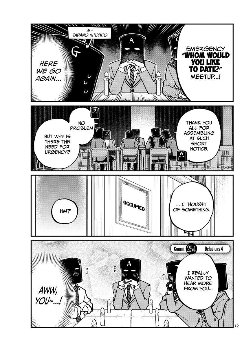 Komi-san wa Komyushou Desu Chapter 254 page 1 - Chapter 254: Delusions 4