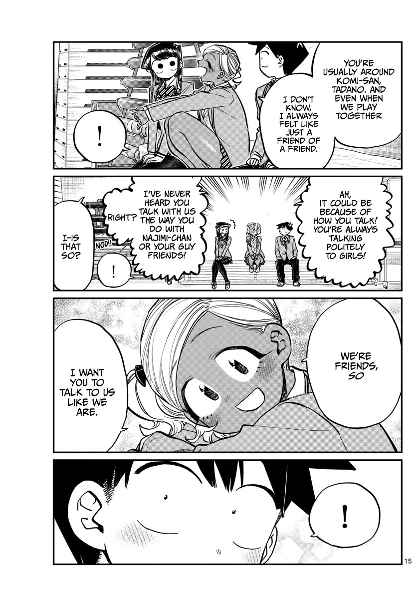 Komi-san wa Komyushou Desu Chapter 255 page 15 - Chapter 255: Pocket Heater
