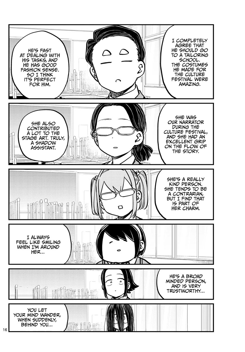 Komi-san wa Komyushou Desu Chapter 256 page 16 - Chapter 256: Career Counseling