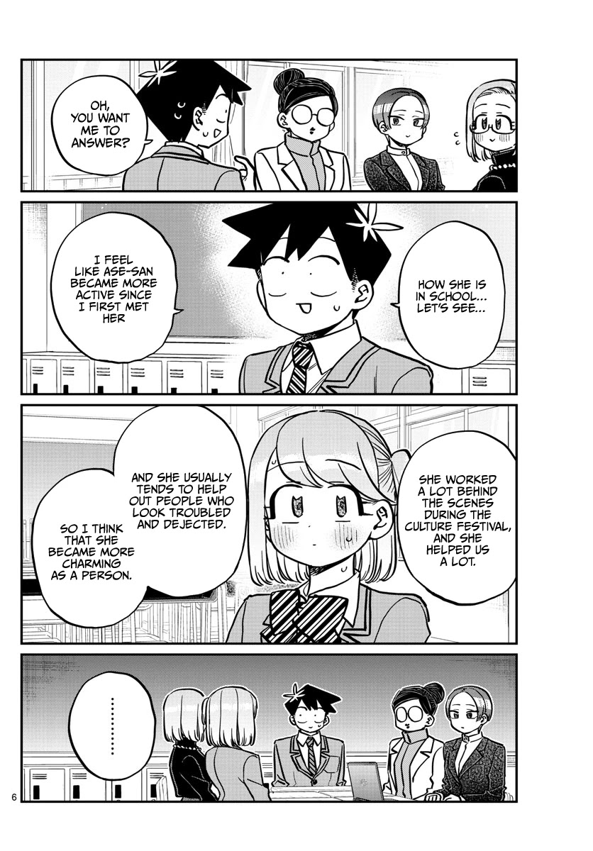 Komi-san wa Komyushou Desu Chapter 256 page 6 - Chapter 256: Career Counseling