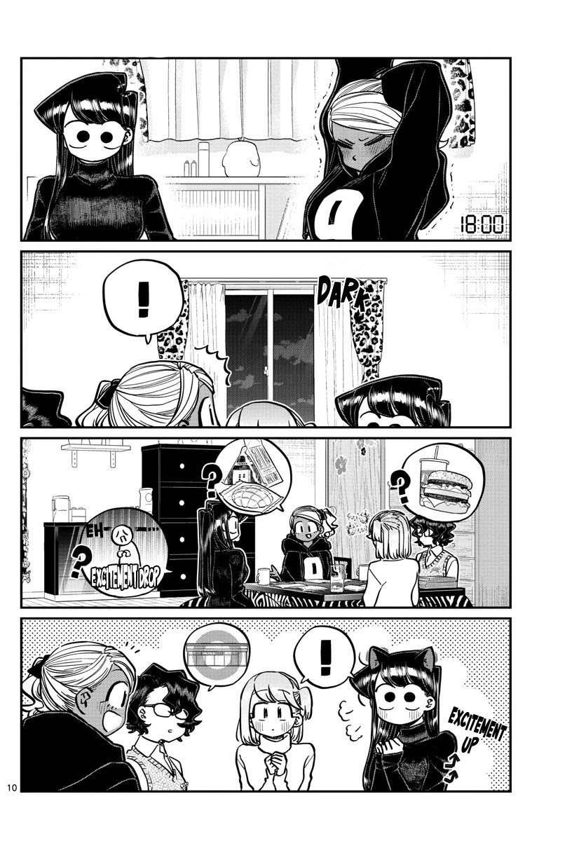 Komi-san wa Komyushou Desu Chapter 257 page 10 - Chapter 257: Studying and a sleepover