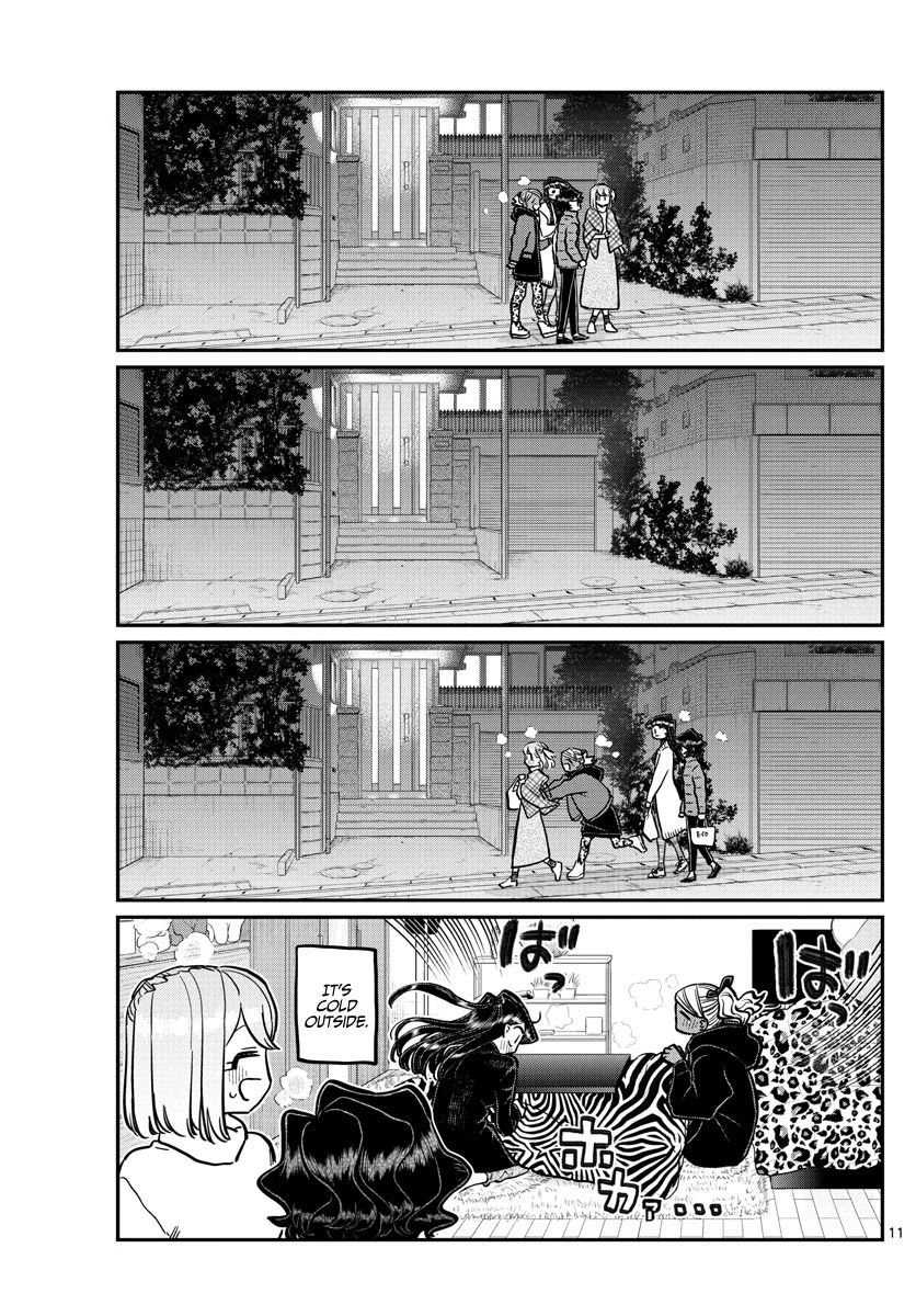 Komi-san wa Komyushou Desu Chapter 257 page 11 - Chapter 257: Studying and a sleepover