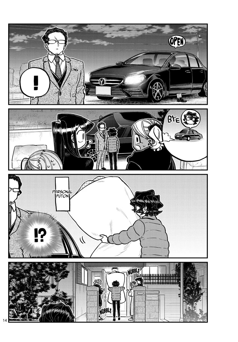 Komi-san wa Komyushou Desu Chapter 257 page 14 - Chapter 257: Studying and a sleepover