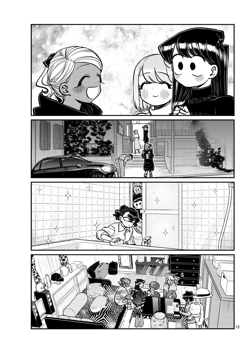 Komi-san wa Komyushou Desu Chapter 257 page 15 - Chapter 257: Studying and a sleepover