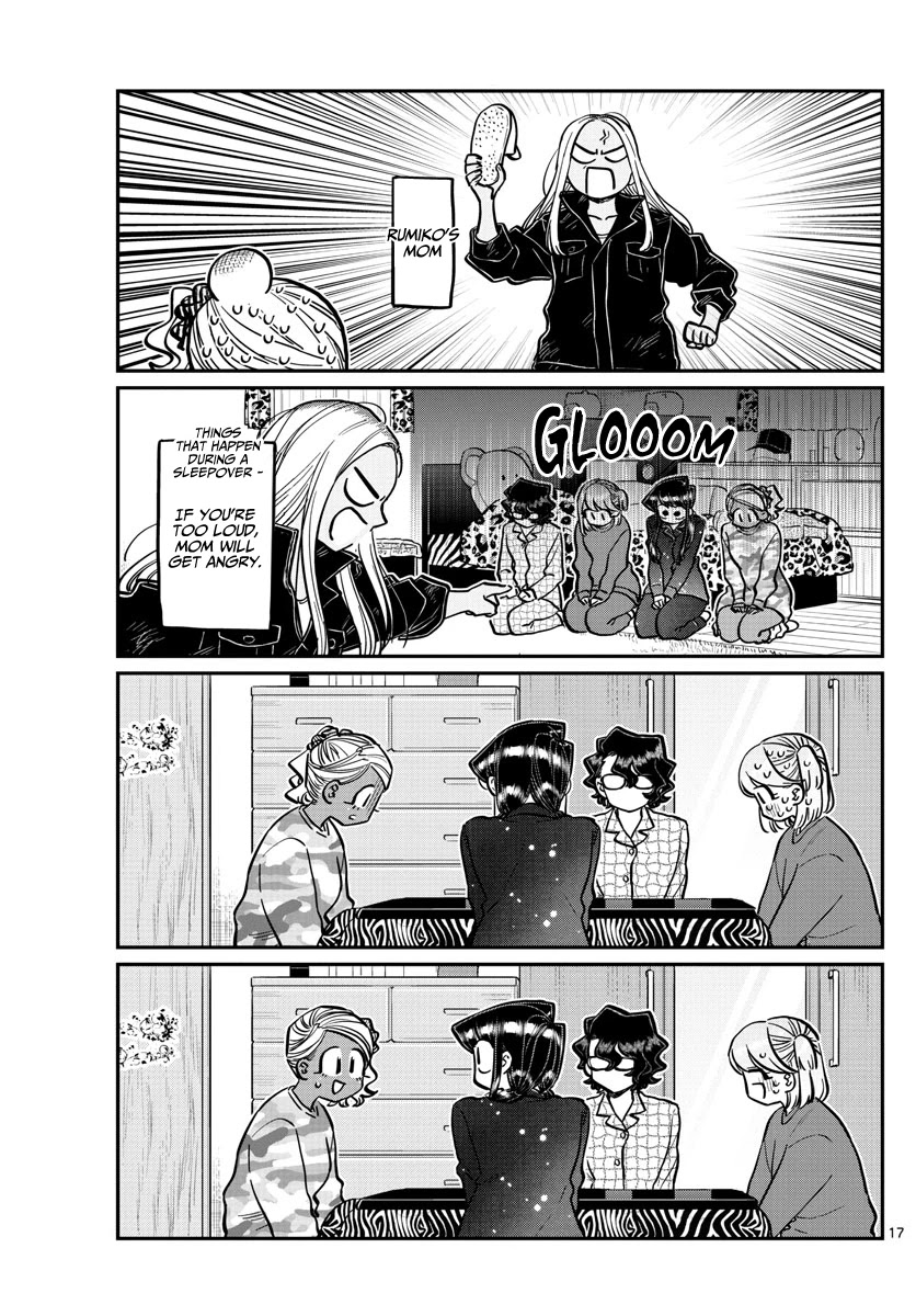 Komi-san wa Komyushou Desu Chapter 257 page 17 - Chapter 257: Studying and a sleepover