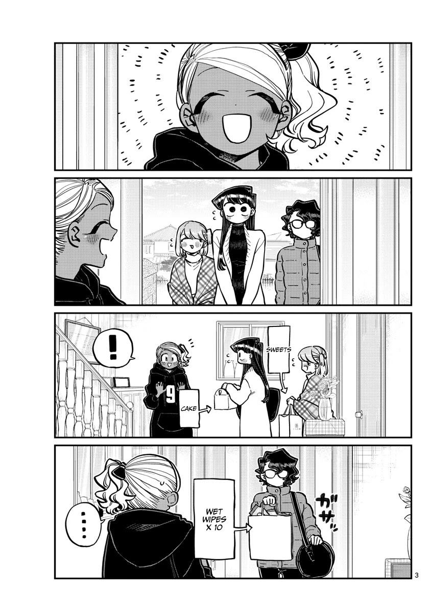 Komi-san wa Komyushou Desu Chapter 257 page 3 - Chapter 257: Studying and a sleepover