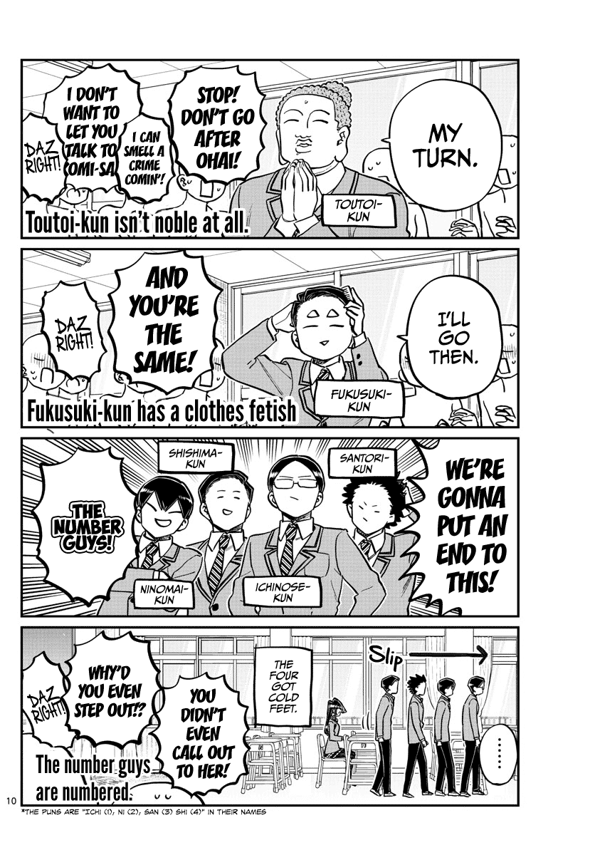 Komi-san wa Komyushou Desu Chapter 258 page 10 - Chapter 258: Contact