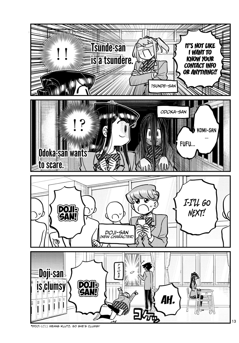 Komi-san wa Komyushou Desu Chapter 258 page 13 - Chapter 258: Contact