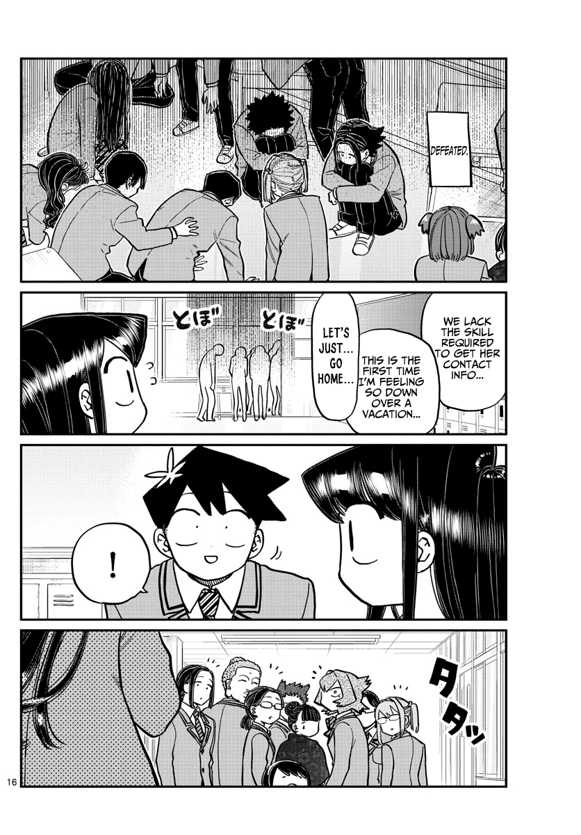 Komi-san wa Komyushou Desu Chapter 258 page 16 - Chapter 258: Contact