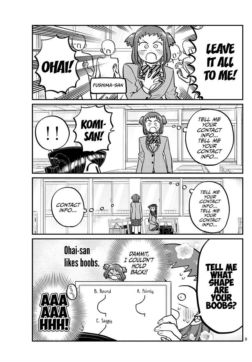 Komi-san wa Komyushou Desu Chapter 258 page 9 - Chapter 258: Contact