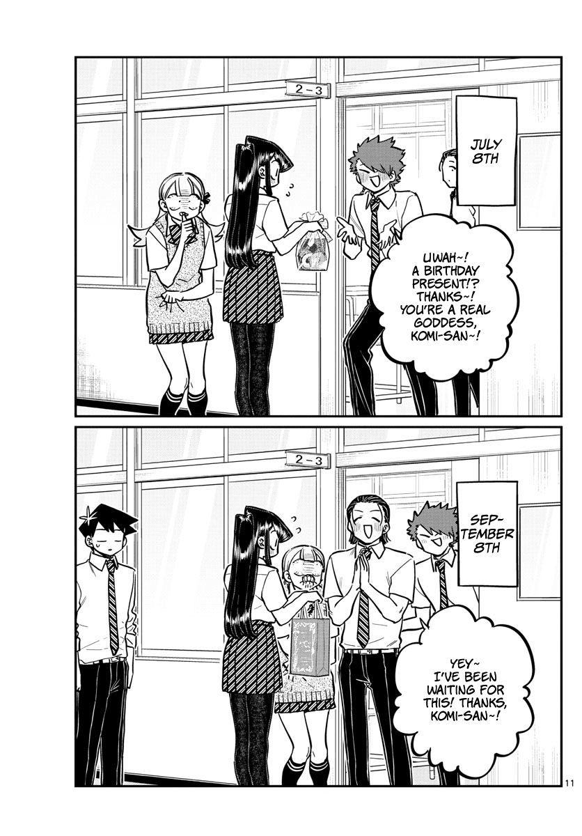 Komi-san wa Komyushou Desu Chapter 259 page 11 - Chapter 259: Return Gifts