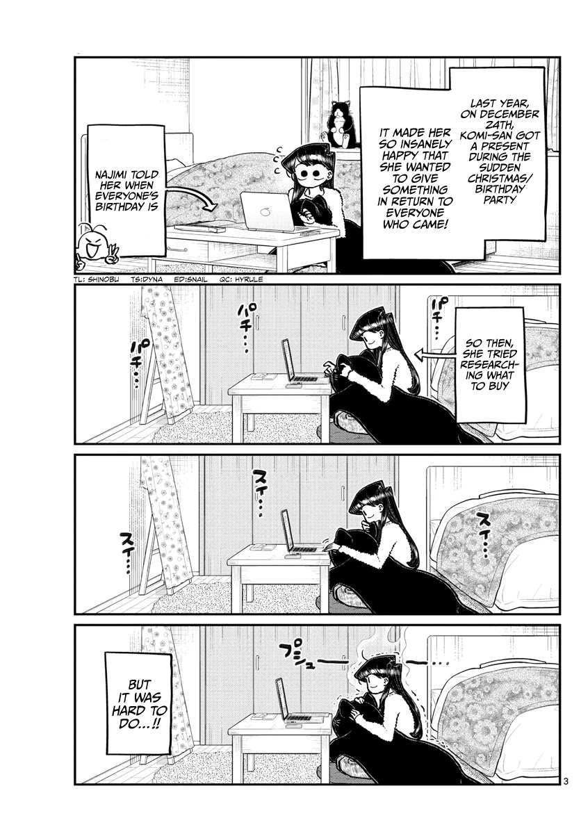Komi-san wa Komyushou Desu Chapter 259 page 3 - Chapter 259: Return Gifts
