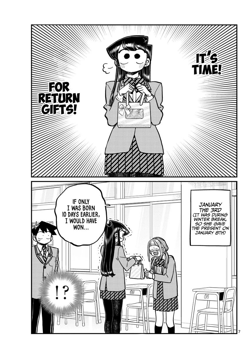 Komi-san wa Komyushou Desu Chapter 259 page 7 - Chapter 259: Return Gifts