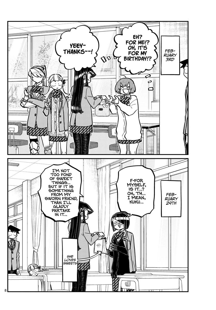 Komi-san wa Komyushou Desu Chapter 259 page 8 - Chapter 259: Return Gifts