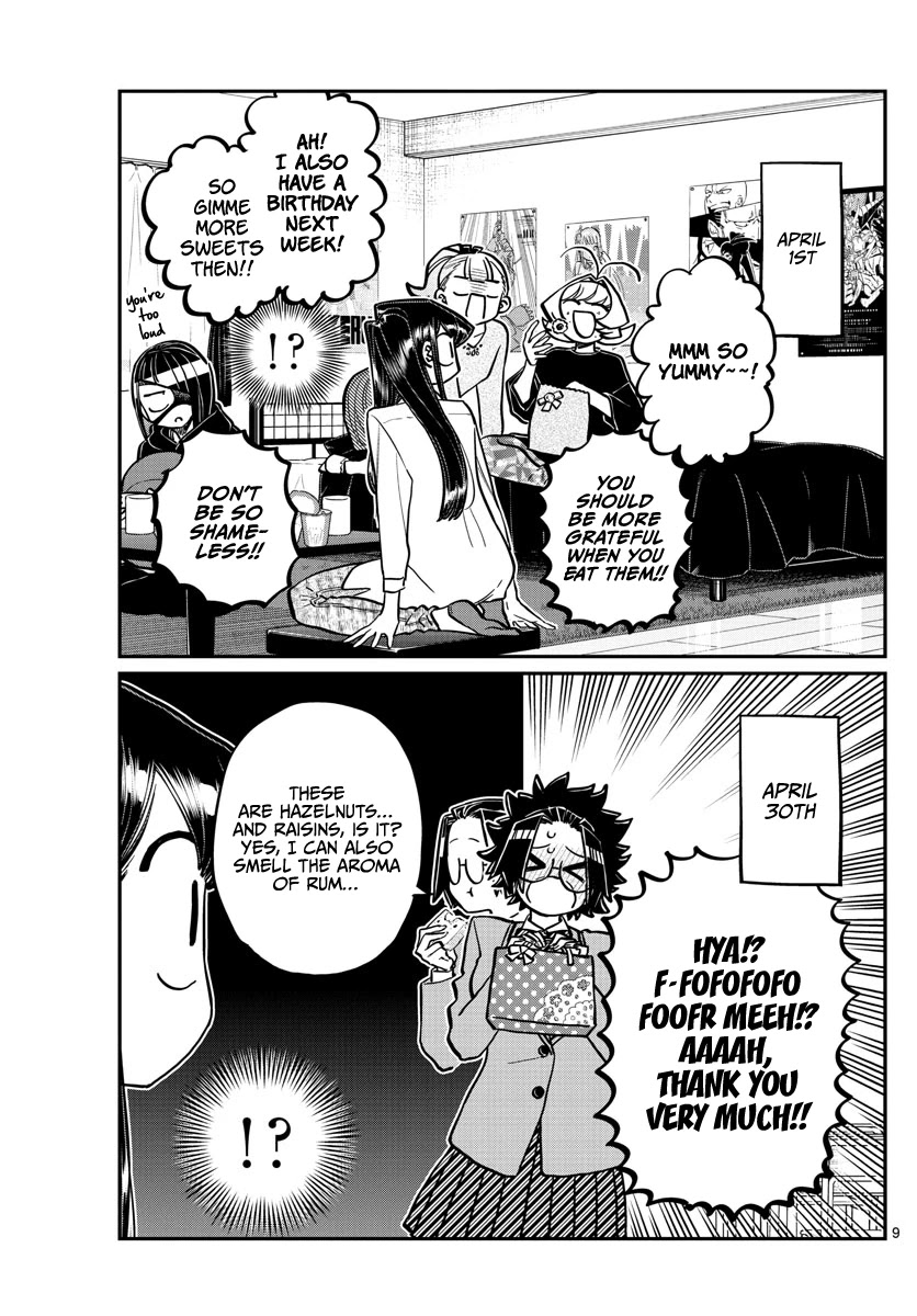 Komi-san wa Komyushou Desu Chapter 259 page 9 - Chapter 259: Return Gifts